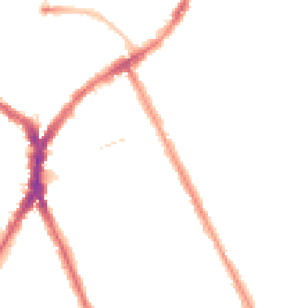 Night-time road noise heatmap for N8 9HN