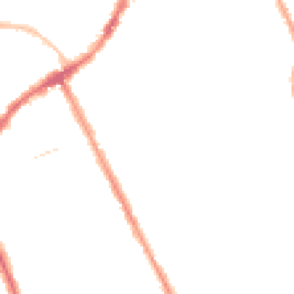 Night-time road noise heatmap for N8 9JY