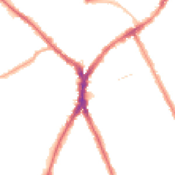 Night-time road noise heatmap for N8 9SU