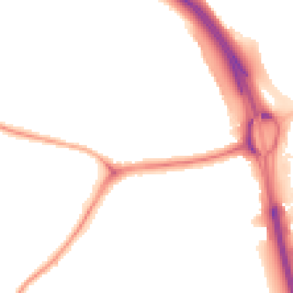 Night-time road noise heatmap for NE11 0AD