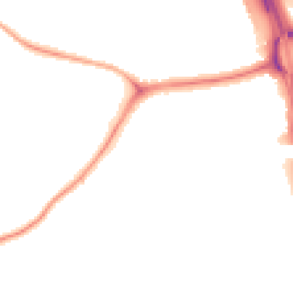 Night-time road noise heatmap for NE11 0AR