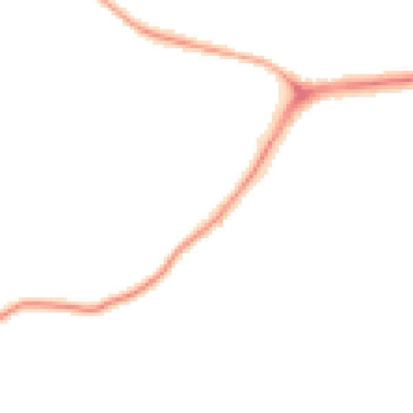 Night-time road noise heatmap for NE11 0BG