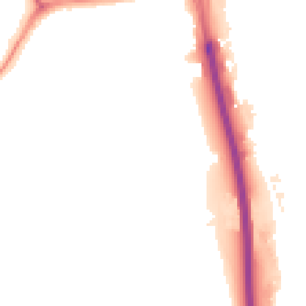 Night-time road noise heatmap for NE11 0DQ