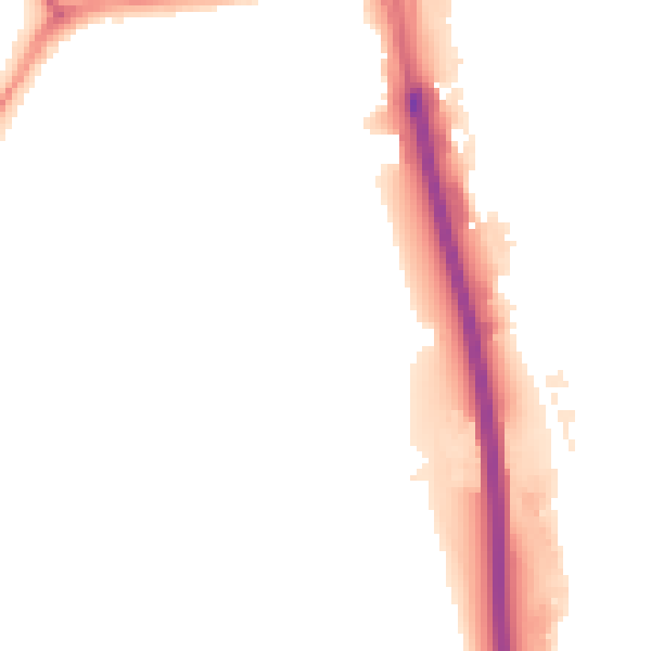 Night-time road noise heatmap for NE11 0DR