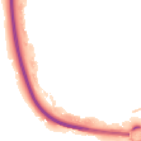 Night-time road noise heatmap for NE11 0HZ