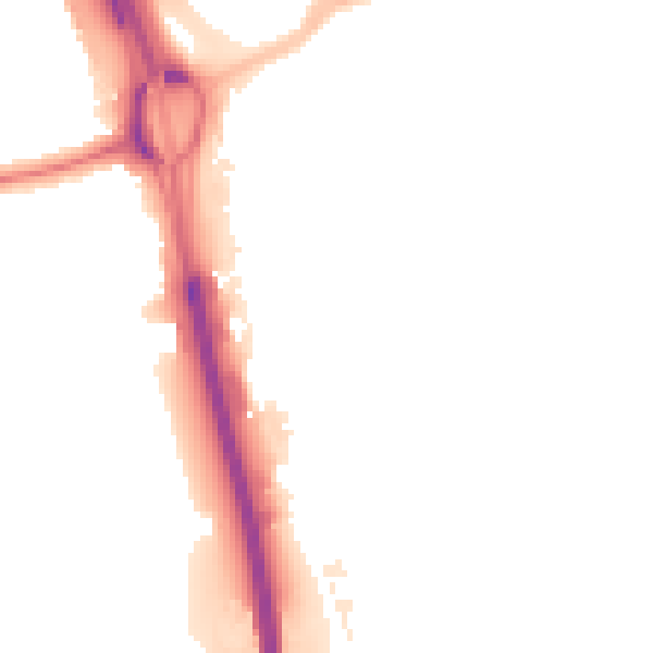 Night-time road noise heatmap for NE11 0NF