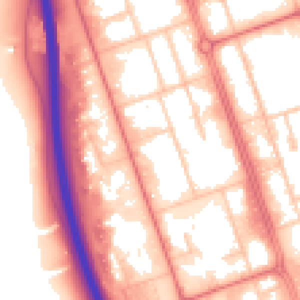 Daytime road noise heatmap for NE11 0NH