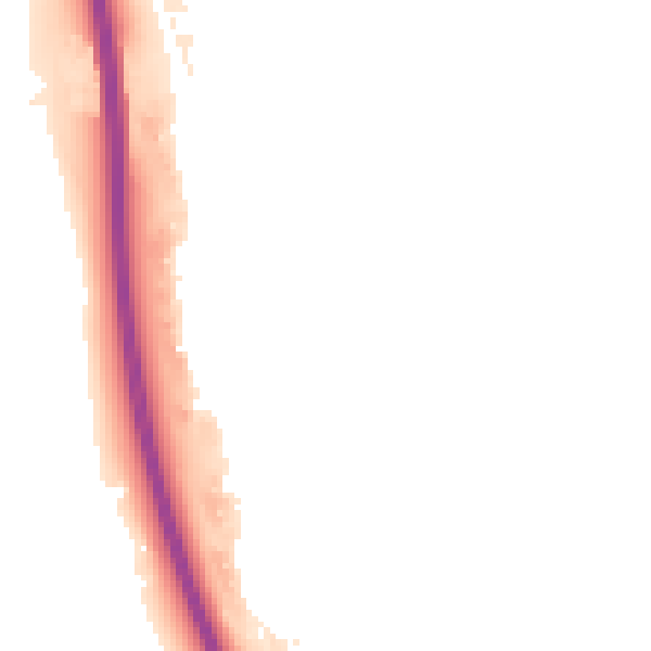 Night-time road noise heatmap for NE11 0NH