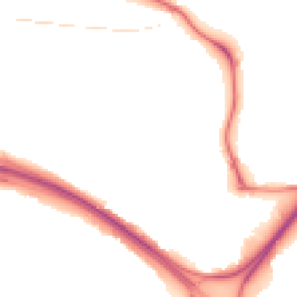 Night-time road noise heatmap for NE11 9AB