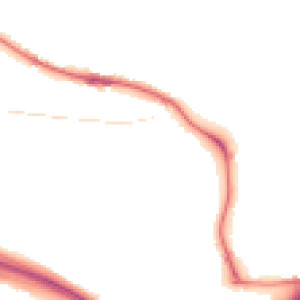 Night-time road noise heatmap for NE11 9AJ