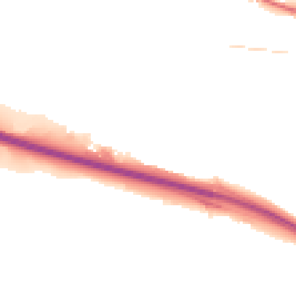 Night-time road noise heatmap for NE11 9PJ
