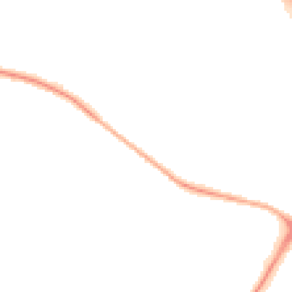 Night-time road noise heatmap for NE11 9QP