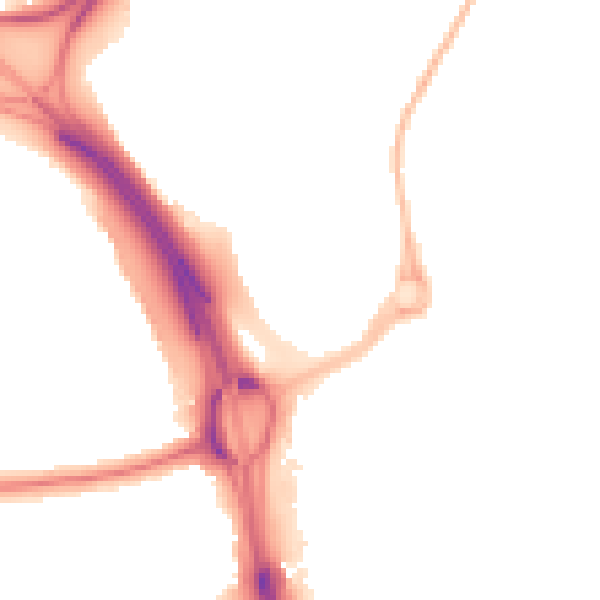 Night-time road noise heatmap for NE11 9TZ