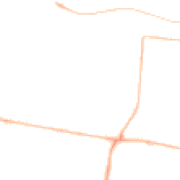 Night-time road noise heatmap for NE12 7FA