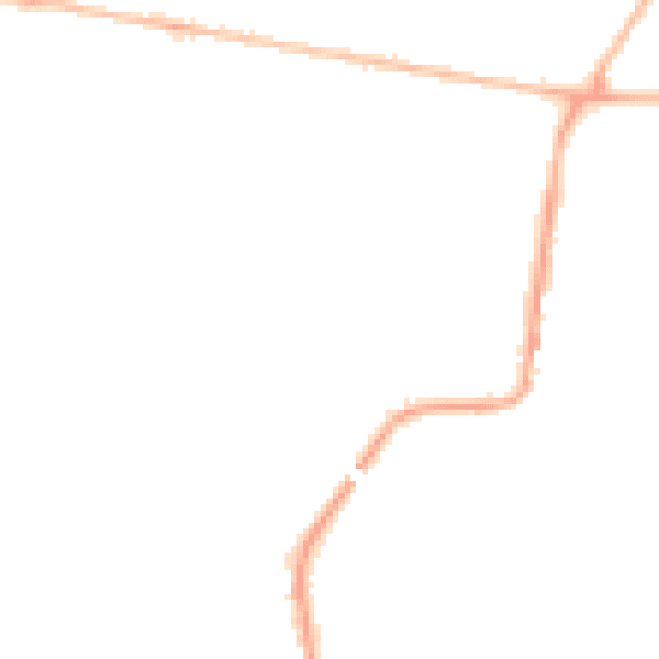 Night-time road noise heatmap for NE12 7LD