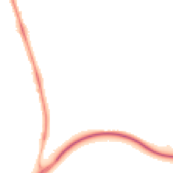 Night-time road noise heatmap for NE13 6LF
