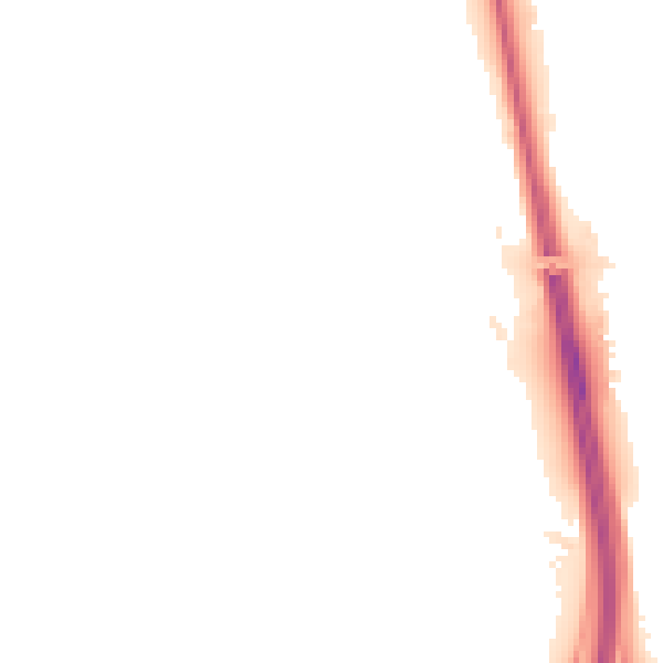 Night-time road noise heatmap for NE13 7NJ