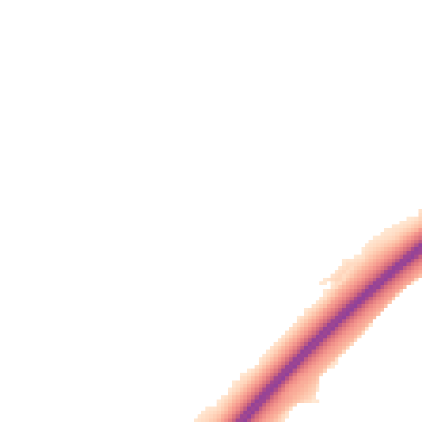 Night-time road noise heatmap for NE13 9DB