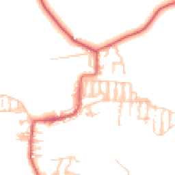 Daytime road noise heatmap for NE17 7BS