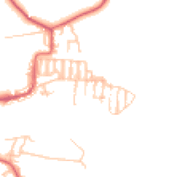 Daytime road noise heatmap for NE17 7DF