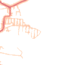 Daytime road noise heatmap for NE17 7DJ