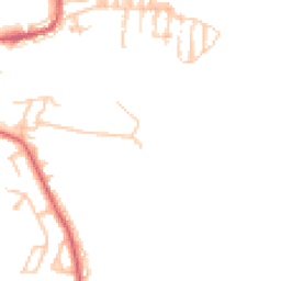 Daytime road noise heatmap for NE17 7EJ