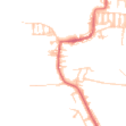 Daytime road noise heatmap for NE17 7JR