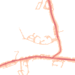 Daytime road noise heatmap for NE17 7LW