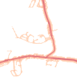 Daytime road noise heatmap for NE17 7TZ