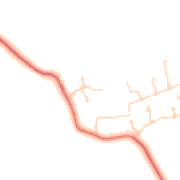 Daytime road noise heatmap for NE20 0BT