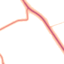 Daytime road noise heatmap for NE20 0DZ