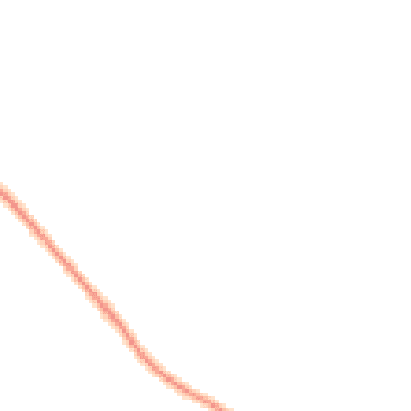 Night-time road noise heatmap for NE20 0FH