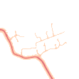 Daytime road noise heatmap for NE20 0JD