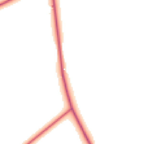 Daytime road noise heatmap for NE20 0JW