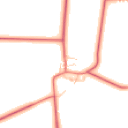 Daytime road noise heatmap for NE20 0QZ