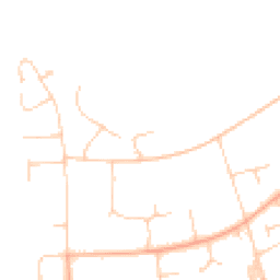 Daytime road noise heatmap for NE20 9HW