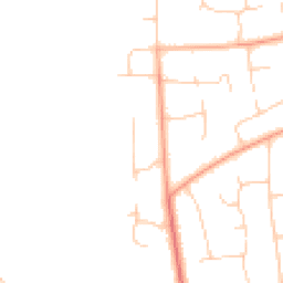 Daytime road noise heatmap for NE20 9NA