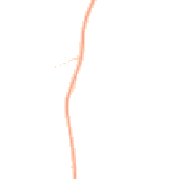 Night-time road noise heatmap for NE20 9TT