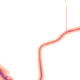 Daytime road noise heatmap for NE20 9TU