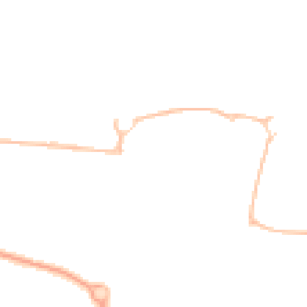 Night-time road noise heatmap for NE23 1DW