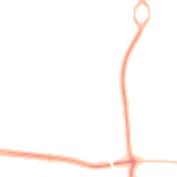 Night-time road noise heatmap for NE23 1HD