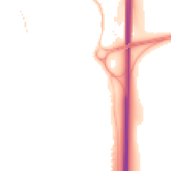 Night-time road noise heatmap for NE23 2UH