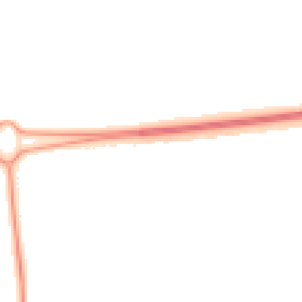 Night-time road noise heatmap for NE23 3FX