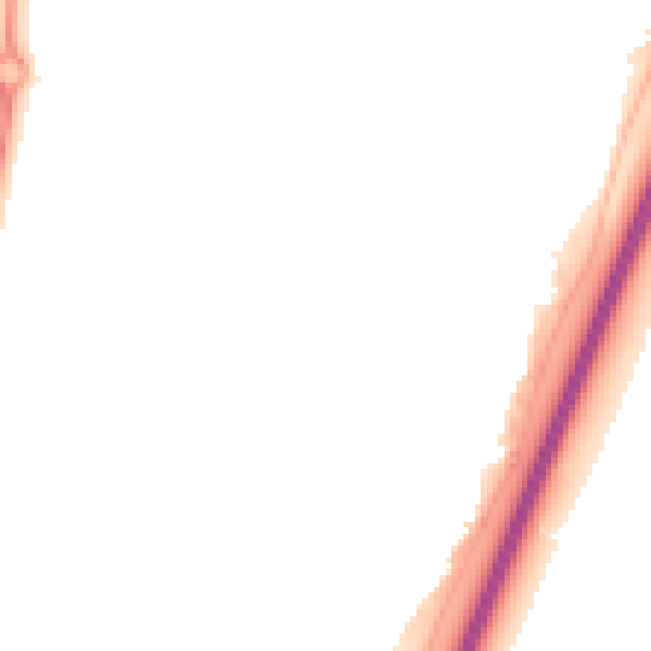 Night-time road noise heatmap for NE23 6FB