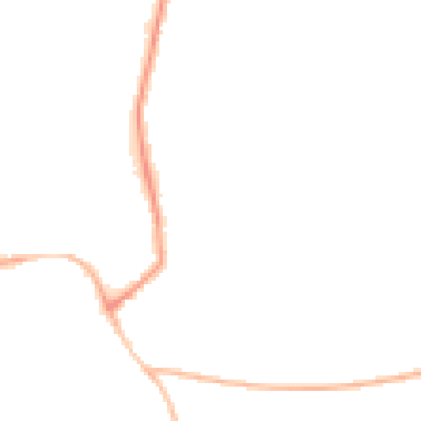Night-time road noise heatmap for NE23 7AJ