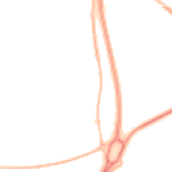 Night-time road noise heatmap for NE23 7AU