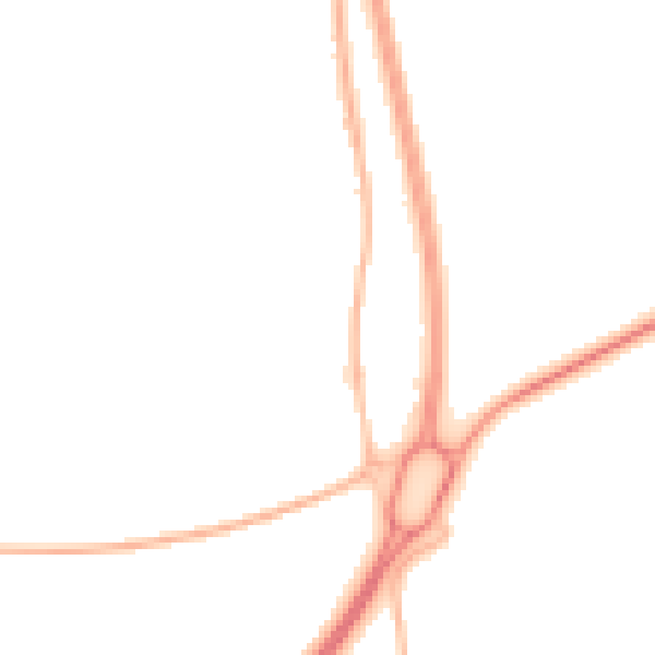 Night-time road noise heatmap for NE23 7BA