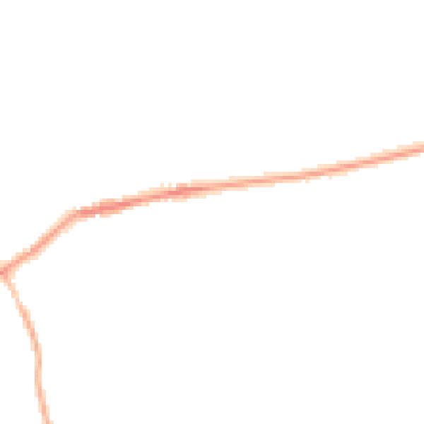 Night-time road noise heatmap for NE23 7EH