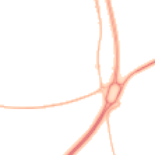 Night-time road noise heatmap for NE23 7FF