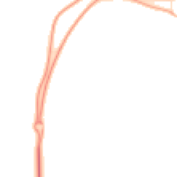 Night-time road noise heatmap for NE23 8BX